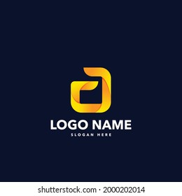 diseño moderno de logotipo de letra