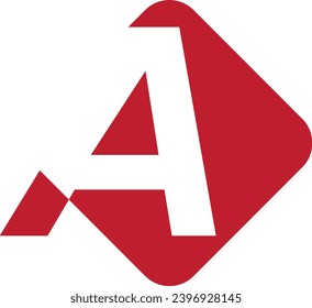 letter A logo modern design