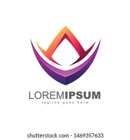 Letter A logo Modern Design Vector