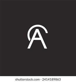 Letter A logo. Modern, vintage and editable logo design. Vector logo, design, art, futuristic, elegant. 