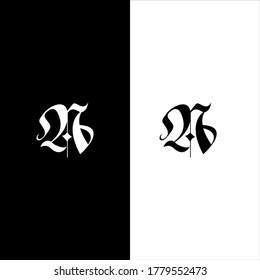 Diseño monograma de logotipo de letra