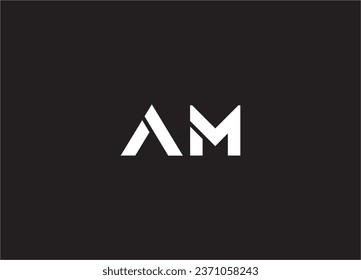 am letter logo and monogram design