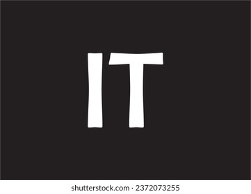 it letter logo and monogram design