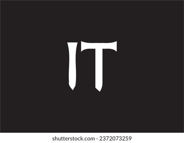 it letter logo and monogram design