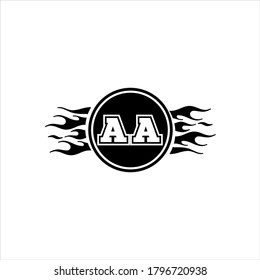 Un diseño monográfico de logotipo de letra sobre fondo blanco.Un diseño de letra para el logotipo de la empresa 