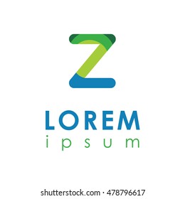 letter logo. multicolor