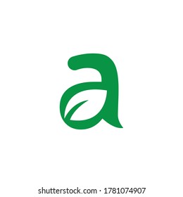 A Letter Logo natural Vector design