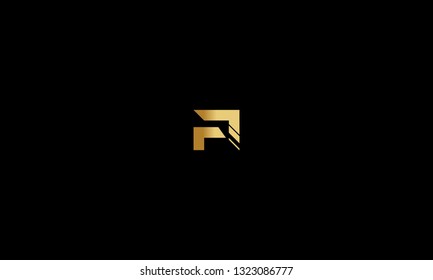 LETTER A LOGO WITH NEGATIVE SPACE EFFECT FOR LOGO DESIGN OR ILLUSTRATION USE