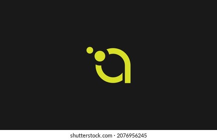 LETTER A LOGO WITH NEGATIVE SPACE EFFECT FOR ILLUSTRATION USE