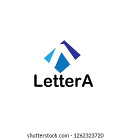 Letter A logo with new style 