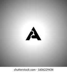 A letter logo with nice white background. A letter icon.