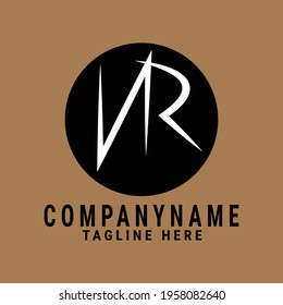 Letter Logo NR Vector Art
