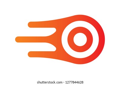 letter logo O and automobile gallery vector