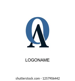 Letter Logo OA Design INITIAL