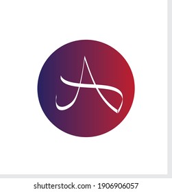 a letter logo on
circle icon