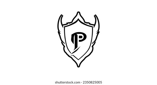 Letter Logo P Design, P Logo. P Letter icon Design, Letter P icon design template, Letter Pp logo for business, Letters PP logo