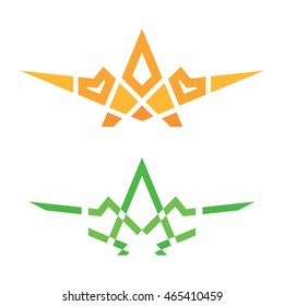 Letter A Logo Plane
