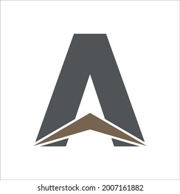 Letter A logo premium vector