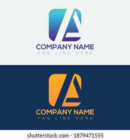 Letter logo. Real Estate Logo Design. Creative abstract real estate icon logo. Vector, Illustration.