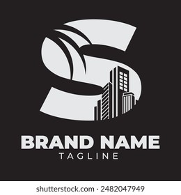 letter logo       real state logo       building logo