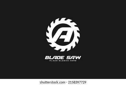 CARTA Un vector de aserradero de logotipo para la empresa de maderería. ilustración vectorial de plantilla de carpintería de letras iniciales para su marca.