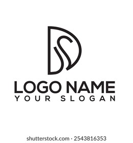  conjunto de logotipos da letra. Design de modelo de logotipo de letra mínimo