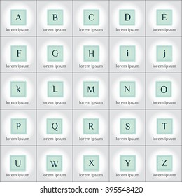 Letter logo set in a post stamp form frame vector. Letters of the alphabet icon set in a post stamp frame. post stamp background. Post stamp icon
