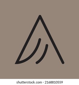 A Letter logo , Simple Logo