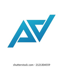 letter A logo , simple and clean