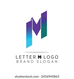 Logotipo de la letra con el diseño elegante simple, estilo premium, conveniente para su compañía