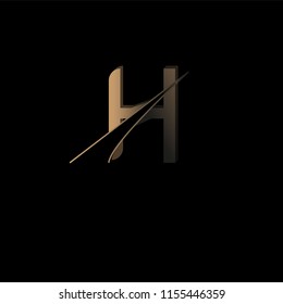 letter logo, simple icon design    