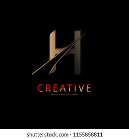letter logo, simple icon design 