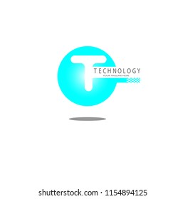 letter logo, simple icon design,vector logo technology ,emblem or symbol,creative tech icon design.illustration element