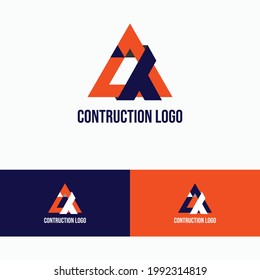 Letra a logo simple moderno 