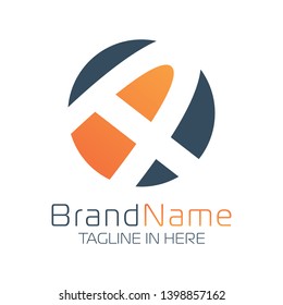 Letter A Logo With Simple and Modern Shape