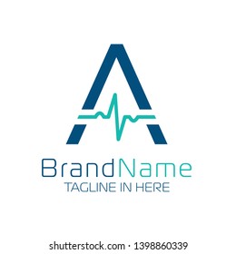 Letter A Logo With Simple and Modern Shape