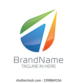 Letter A Logo With Simple and Modern Shape
