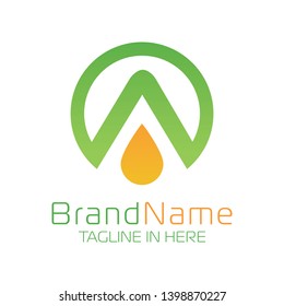 Letter A Logo With Simple and Modern Shape