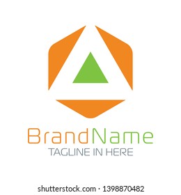 Letter A Logo With Simple and Modern Shape