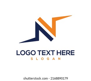 THE LETTER LOGO IS SIMPLE AND NISE