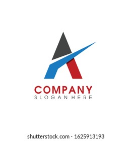 Letter logo A simple vector modern abstract nice