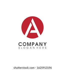 Letter logo A simple vector modern abstract nice