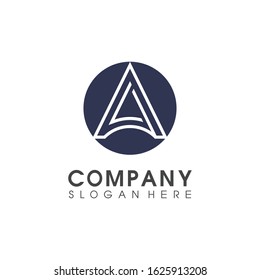 Letter logo A simple vector modern abstract nice