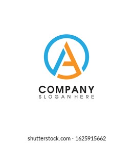 Letter logo A simple vector modern abstract nice