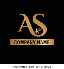 AS letter logo for small company's