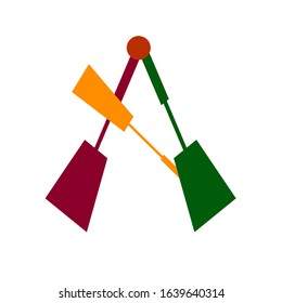 letter A logo from Spatula. vector illustration