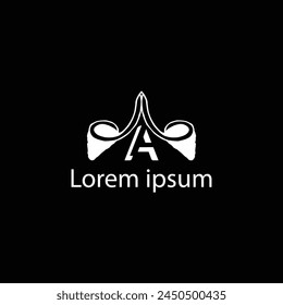 Un logotipo de la letra ilustraciones de stock. un logotipo de la letra Imagen de Vector creativo.
