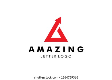 Letter A Logo : Suitable for Company Theme, Architecture Theme, Technology Theme, Initial Theme, Infographics and Other Graphic Related Assets.