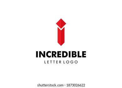 Letter I Logo : Suitable for Company Theme, Initial Theme, Infographics and Other Graphic Related Assets.