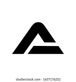 A letter logo symbol icon vector illustration template